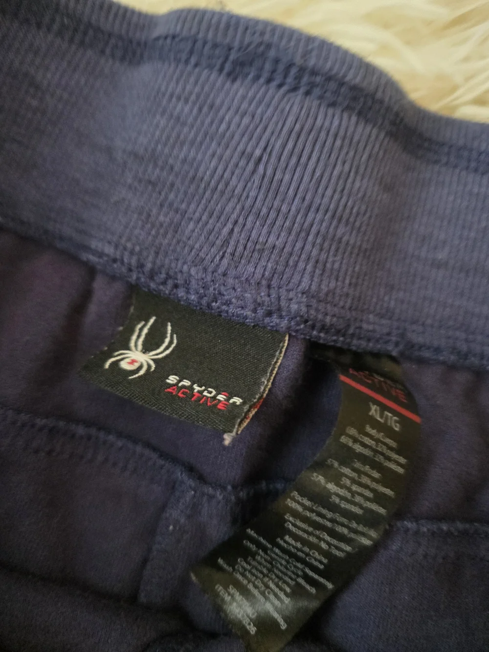 Spyder Men's Dark Blue Performance Joggers with Zipper Pockets